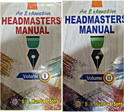 Combo Pack Of Headmaster Manual Volume 1 & Volume 2