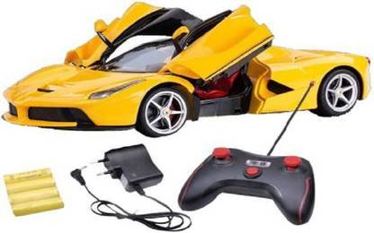 Toyjungle Remote Controlled R/C Fer-rari Car With Opening Door (Yellow)