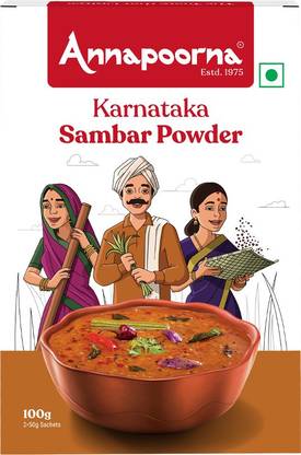 Annapoorna Karnataka Sambar Powder 100g Carton