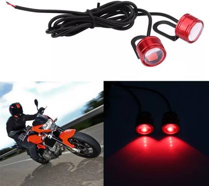 HI-TECH ACCESSORIES STROBE LIGHT RED COLOUR AUTO FLASHING Tail Light Motorbike, Car LED (12 V, 10 W)