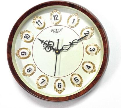 plaza quartz Analog 28 cm X 28 cm Wall Clock