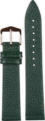 Exor La Bird Green colour With Ft Finish Of 18 mm Genuine Leather Watch Strap
