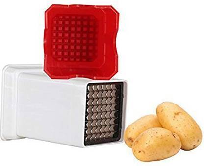 MD Retail Potato Chipper Potato Veggie Chopper Perfect Fries Potato Chips Natural French Fry Cutter Vegetable Fruit Slicer, Cutter Hand Press, Assorted Medium, Potato Chipser French Fries, Potato Finger Chips Cutter Potato Slicer