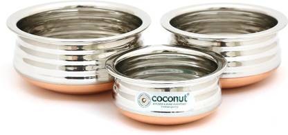 COCONUT Marvel mini handi set -150 ML, 250 ML, 350 ML Cookware Set