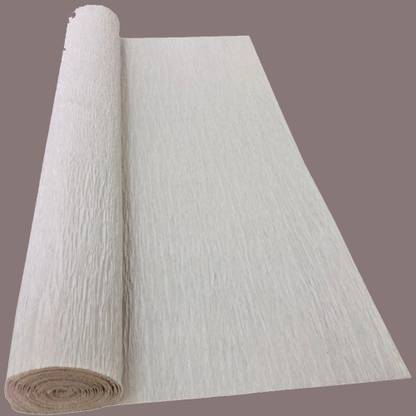 SFF WHITE CREPE ROLLS ( 1 BOX OF 5 ROLLS ) SIZE 47.5*210 CMS Gift Wrapping Paper PAPER Gift Wrapper