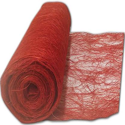 SFF RED ABACA FIBER ROLL ( SIZE 47.5*900 CMS ) NA FIBER Gift Wrapper