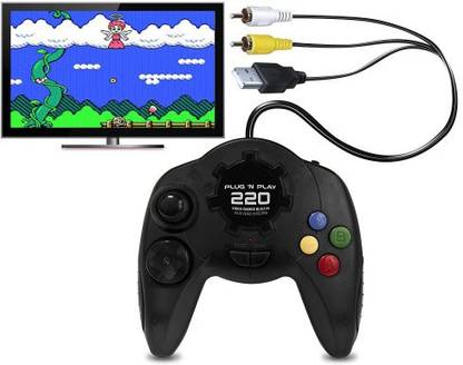 220 in 1 Video Game Pad Built In Non Repeat 220 TV Games Direct AV Inputs Shooting, Puzzle, Racing, Action Etc Limited Edition