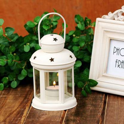 Flipkart SmartBuy White Metal Table Lantern