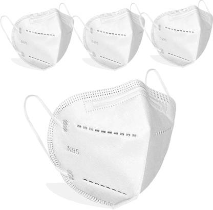 onsafe 5 Layer Anti- Pollution Disposable, Breathable, Reusable, Washable Printed Face Mask With Nose Pin and Elastic Ear Band For Men, Women & Children. N95 Mask Reusable, Washable