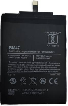 Unique4Ever Mobile Battery For  Xiaomi Mi Redmi 3s/3s Prime