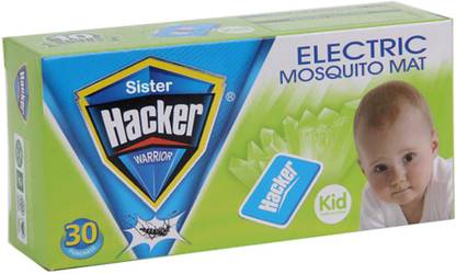 Sister Hacker Warrior Refill Mosquito Repellent Mats/Tablets for Babies and Adults (PACK OF 4) (30 TABS X 4 PACKS = 120 MATS) SAFE FOR KIDS - ODOURLESS - COMPATIBLE WITH ALL MACHINES 120 Mosquito Coil