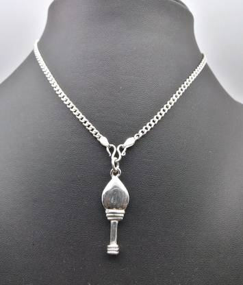 SOORYA PURE 92.5 SILVER Subramanya VEL Pendant Murugan Vel Pendant (Approximate weight 2.1 grms and lengh 3cm) for Men and Women Sterling Silver Pendant