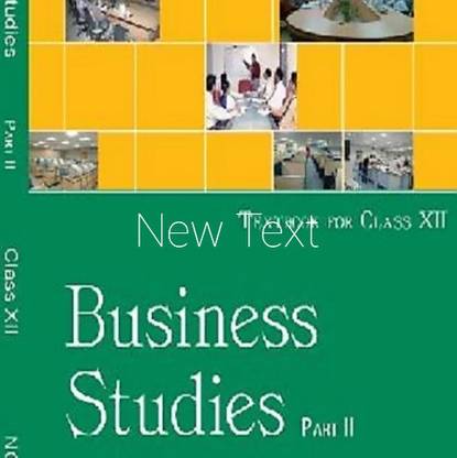 Business Studies Class 12 New Book Ncert