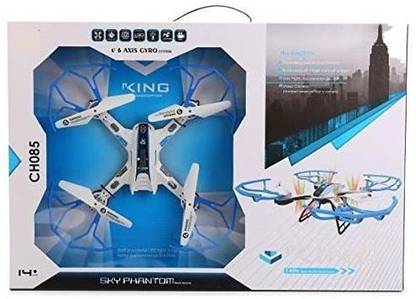 Desicart Sky Phantom King Drone Quadcopter 6 Axis Gyro System-Rechargable-Without Camera
