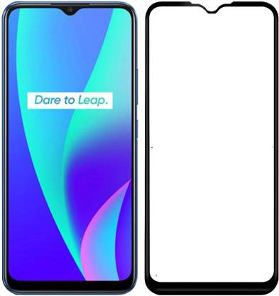 NKCASE Edge To Edge Tempered Glass for Realme C15,Realme C12,Realme C11,Realme C3,Realme 5i,Realme Narzo 10