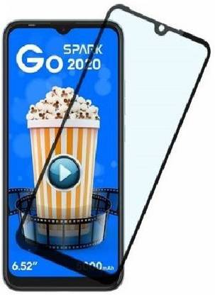 NKCASE Edge To Edge Tempered Glass for Techno Spark Go 2020