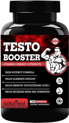 Adorreal Testo Booster for Stamina, Energy & Strength (Pack of 1)