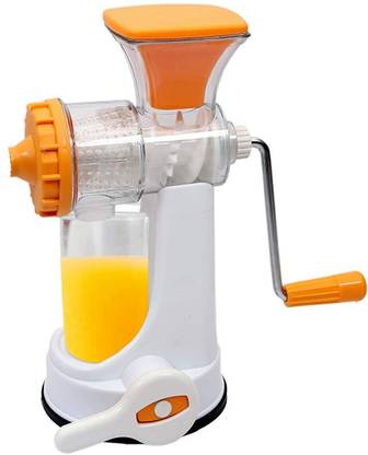 kitchen storz Plastic Manual Polypropylene Hand Juicer Mixer Grinder with Steel Handle |Pack of 3 Hand Juicer