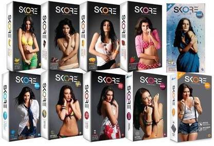 SKORE Unique Pack 10x10 Condom