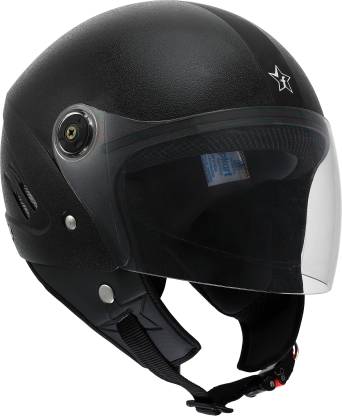 Flipkart SmartBuy Bolt ISI Marked Open-face with Clear Visor ABS Motorbike Helmet