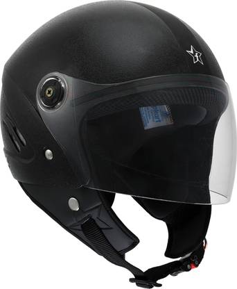Flipkart SmartBuy ISI Marked Open-face with Clear Visor ABS Motorbike Helmet