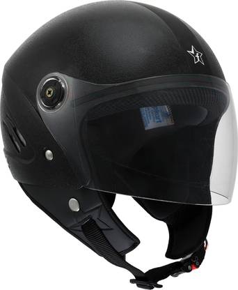 Flipkart SmartBuy Bolt ISI Marked Open-face with Clear Visor ABS Motorbike Helmet