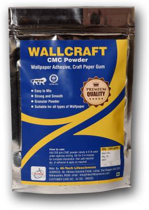 WallCraft CMC Powder Wallpaper Adhesive, Craft Paper Gum Adhesive