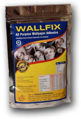 WALLFIX All Purpose Wallpaper Adhesive (Modified Starch Based Specially Formulated) Adhesive