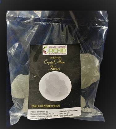OrchidWala Alum Stone 400 Grams Clean Fitkari - Aftershave splash
