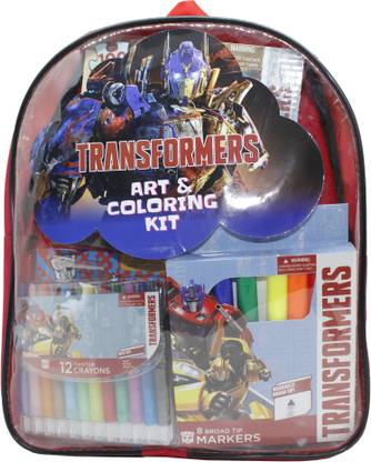 TRANSFORMERS Art & Coloring Set - Optimus Prime