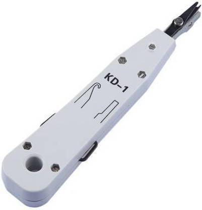 Saviraj 1 KD-1 Punch Down Tool Manual Crimper Impact Punch Down Tool for Seating Wire Into Terminal Cable Insertion Tool for Networking Professionals Telecom Phone Cable Ethernet Cat5 RJ11 RJ45 Patch Panel Faceplate.Punch Tool CAT5 CAT6. KRONE KD-1 Cordless Crimper Manual Crimper