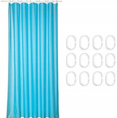IKEA 200 cm (7 ft) Shower PVC Curtain Single Curtain