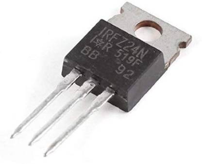 EMERGING TECHNOLOGIES 5 PCS IRFZ24N IRFZ24 HEX Power MOSFET N-Channel 17A 55V Electronic Components Electronic Hobby Kit