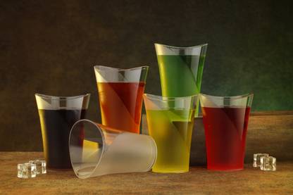 wintrezza (Pack of 6) (Pack of 6) First Choice Unbreakable Clear Water Juice Plastic Glass Set (250 ml, Plastic) Glass Set Water/Juice Glass