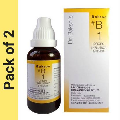 BAKSONS Dr Bakshis B Drop 1 Influenza & Fever Drops