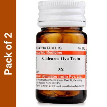 Dr.Willmar Schwabe India Calcarea Ova Testa 3X 20Gm 3X Tablets