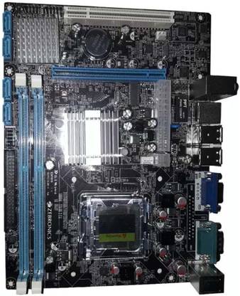 ZEBRONICS ZEB-G41-D3-775 LGA 775Socket Mini-ATX Intel G45 Express  Chipset DDR3 Motherboard for Desktop