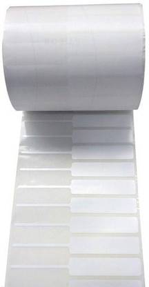Alina Solutions Jewellery Tag, Tag Roll Matt Tag 100mm*15mm(65mm Printing Area),Roll of 2500 Pcs Paper Label