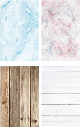 Store2508 Flat Lay Flatlay Tabletop Photography Backdrop Background for Food, Jewelry, Cosmetics, Small Product, Photo Pros and More, (Set N) 56 * 88 cm 300 gsm Canvas Paper