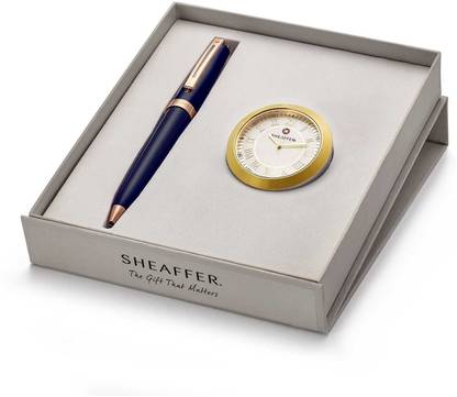 SHEAFFER 9143 Ball Pen with Table Clock Pen Gift Set