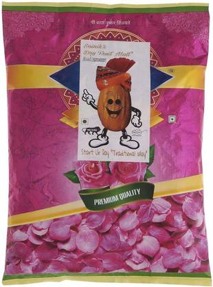 Sainik's Dry Fruit Mall Pushkar Pure Gold Rose Petal Sweet Preserve Gulkand / Damask Rose Mixed Gulkand