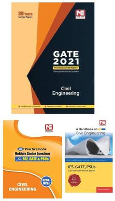 Made Easy Gate Civil Engineering Previous 30 Years Solved Papers, 3200+ MCQ And Hand Book Combo For Gate Ese 2021