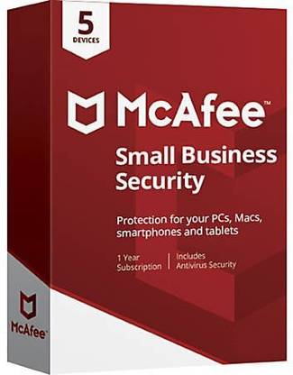 McAfee Anti-virus 5 User 1 Year