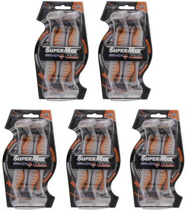 Super Max 4 Blade razor (Total 20 razor), Men
