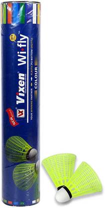 Vixen Force wifly Yellow Cap Nylon Shuttle - Yellow(1Box-10 Pec) Nylon Shuttle  - Yellow