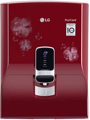 LG WW151NPR 8 L RO + UV + Minerals Water Purifier  (Red)