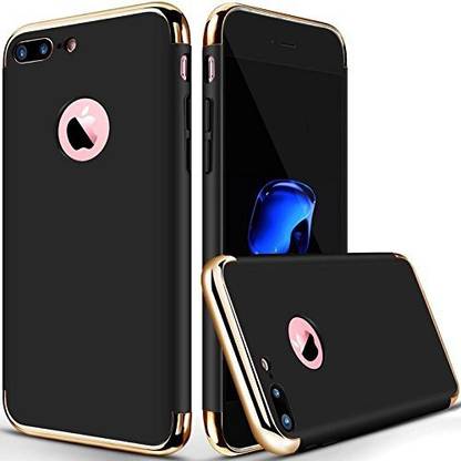 FLAMINGO INFOTECH Back Cover for FLAMINGO INFOTECH:-Chrome 3 Piece Hybrid Protective Case Cover for Apple iPhone 7 Plus-Red-Gold.
