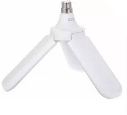 Buylink Foldable Fan Light, 30W Three-Leaf Blade LED Light Bulb, Super Bright Angle Adjustable Home Ceiling Lights, AC95-265V, Cool White Light Pendants Pendants Ceiling Lamp