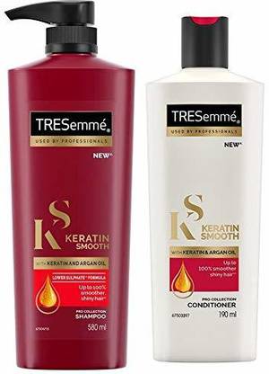 TRESemme Keratin Smooth Shampoo With Keratin Smooth Conditioner