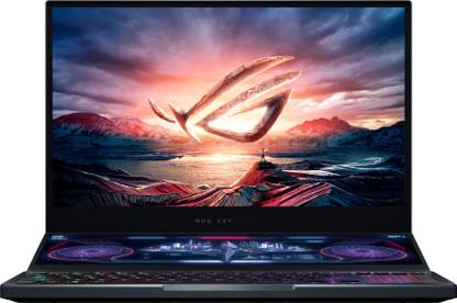 ASUS ROG Zephyrus Duo 15 Intel Core i7 10th Gen 10875H - (32 GB/1 TB SSD/Windows 10 Home/8 GB Graphics/NVIDIA GeForce RTX 2070 Super with Max-Q Design/300 Hz) GX550LWS-HF119TS Gaming Laptop